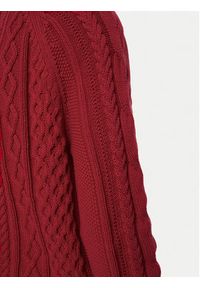 GAP - Gap Sweter 626355-05 Czerwony Regular Fit. Kolor: czerwony. Materiał: bawełna #4