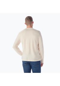 Longsleeve trekkingowy męski Smartwool Perfect Crew. Kolor: beżowy. Długość rękawa: długi rękaw