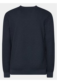 Sisley Sweter 1098S1033 Granatowy Regular Fit. Kolor: niebieski. Materiał: bawełna #2