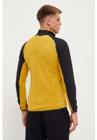 Salewa bluza sportowa Paganella kolor żółty wzorzysta. Kolor: żółty. Materiał: polar, syntetyk, skóra, materiał. Styl: sportowy #4