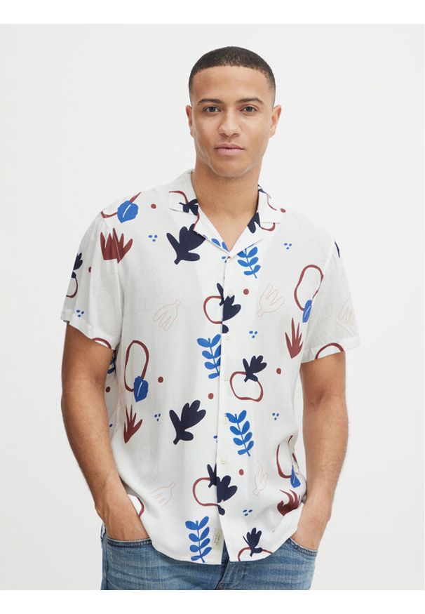 Blend Koszula 20715167 Biały Regular Fit. Kolor: biały. Materiał: wiskoza