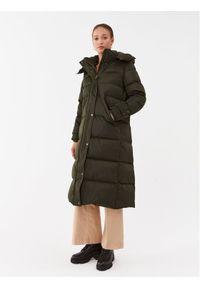 Guess Płaszcz zimowy W3BL41 WFSW2 Khaki Regular Fit. Kolor: brązowy. Materiał: syntetyk. Sezon: zima #1