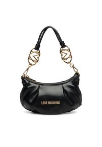 Love Moschino - LOVE MOSCHINO Torebka JC4076PP1NLF0000 Czarny. Kolor: czarny. Materiał: skórzane