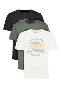 Blend Komplet 3 t-shirtów 20718785 Kolorowy Regular Fit. Materiał: bawełna. Wzór: kolorowy
