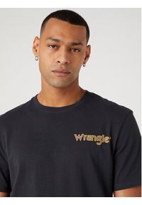 Wrangler T-Shirt Graphic W751EEXV6 112331889 Czarny Regular Fit. Kolor: czarny. Materiał: bawełna