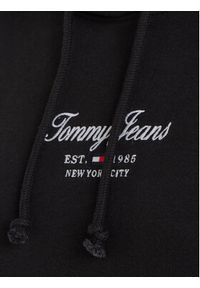 Tommy Jeans Bluza Essential Logo 2+ DW0DW16406 Czarny Boxy Fit. Kolor: czarny. Materiał: syntetyk