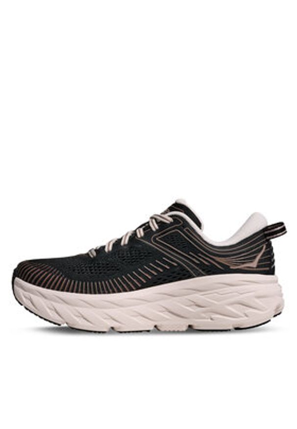 HOKA - Hoka Buty do biegania Bondi 7 1110519 Czarny. Kolor: czarny. Materiał: materiał