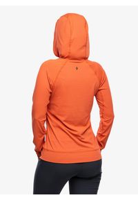 Bluza z kapturem damska Black Diamond Alpenglow Hoody. Typ kołnierza: kaptur. Kolor: pomarańczowy
