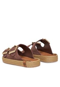 Bohonomad Espadryle Sydney SYD.12-00048 Brązowy. Kolor: brązowy. Materiał: skóra