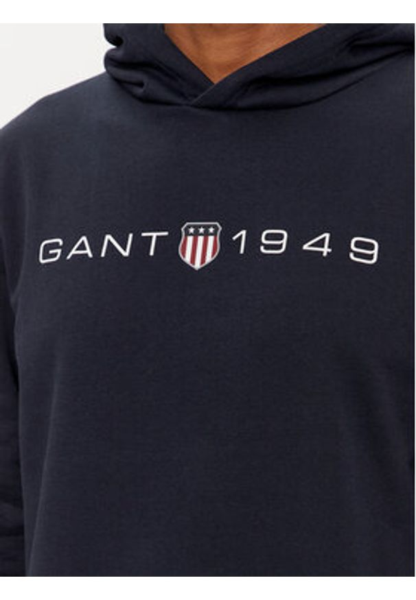 GANT - Gant Bluza Graphic 2003244 Granatowy Regular Fit. Kolor: niebieski. Materiał: bawełna
