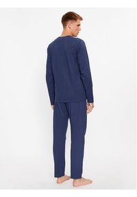 Guess Piżama U2BX00 KBZG0 Niebieski Regular Fit. Kolor: niebieski. Materiał: bawełna #4