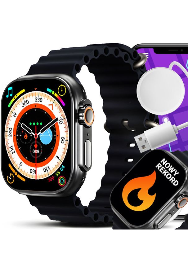 Retoo - Smartwatch zegarek wielofunkcyjny tryby sportowe monitory zdrowia BT 36 mm Smartwatch zegarek wielofunkcyjny tryby sportowe monitory zdrowia BT 36 mm. Rodzaj zegarka: smartwatch. Styl: sportowy