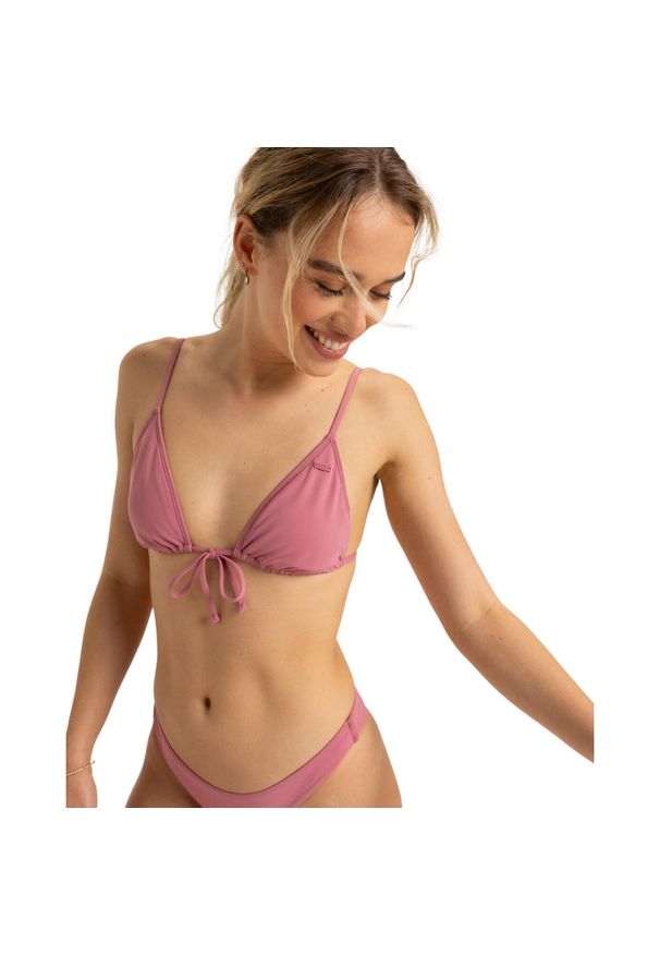 Roxy - Stanik bikini typu bralette dla Kobiety BEACH CLASSICS Różowy. Kolor: różowy. Materiał: elastan, poliester, materiał