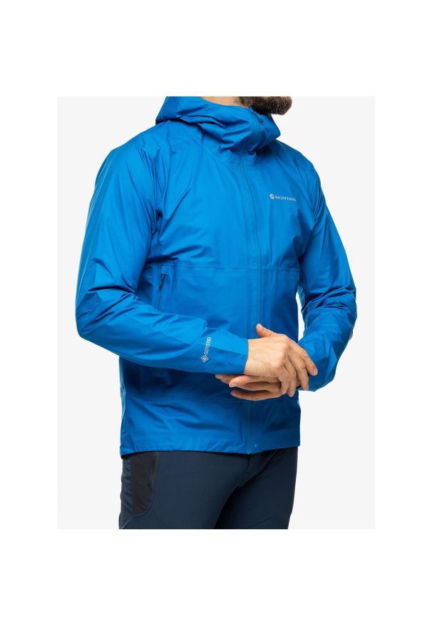 Kurtka z membraną męska Montane Phase Nano Jacket. Kolor: niebieski. Sezon: zima. Sport: bieganie