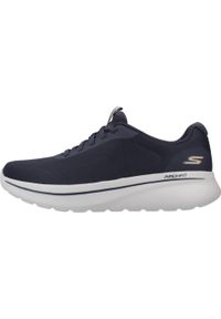 skechers - Kapcie SKECHERS GO WALK ARCH FIT N-JOY - CULLMAN Niebieski. Kolor: niebieski. Materiał: syntetyk, tkanina. Model: Skechers Sport. Sport: turystyka piesza
