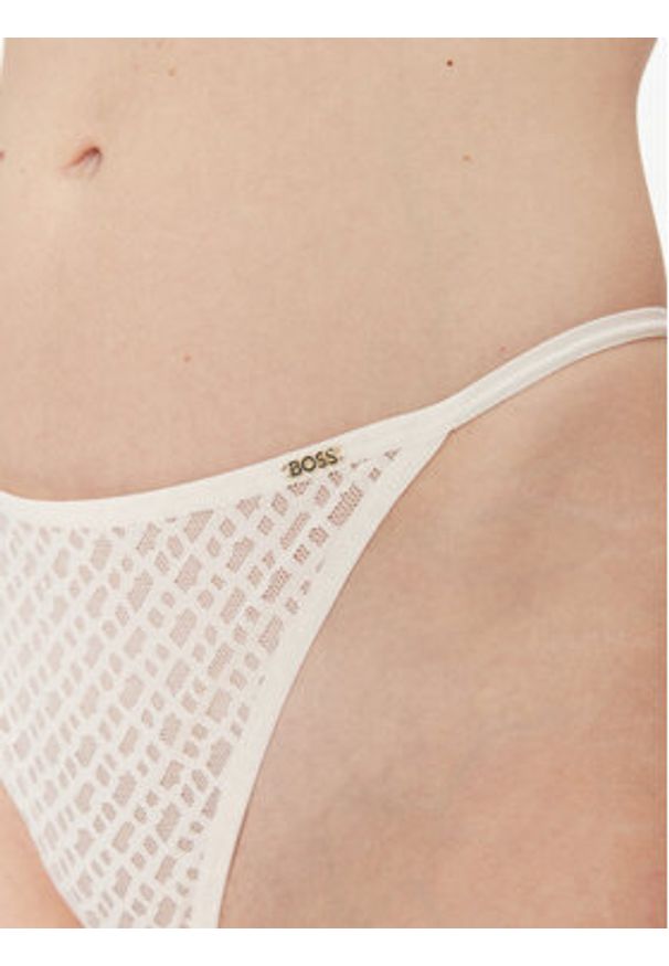 BOSS Stringi 50520383 Beżowy. Kolor: beżowy. Materiał: syntetyk