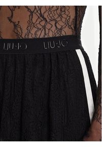 Liu Jo Sport Spódnica midi TF5260 J4951 Czarny Regular Fit. Kolor: czarny. Materiał: bawełna, syntetyk. Styl: sportowy #4