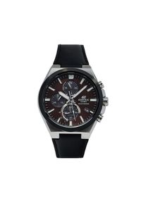 Casio Zegarek Edifice Solar Powered Chronograph EFS-S630BL-5AVUEF Czarny. Kolor: czarny. Materiał: skóra #1