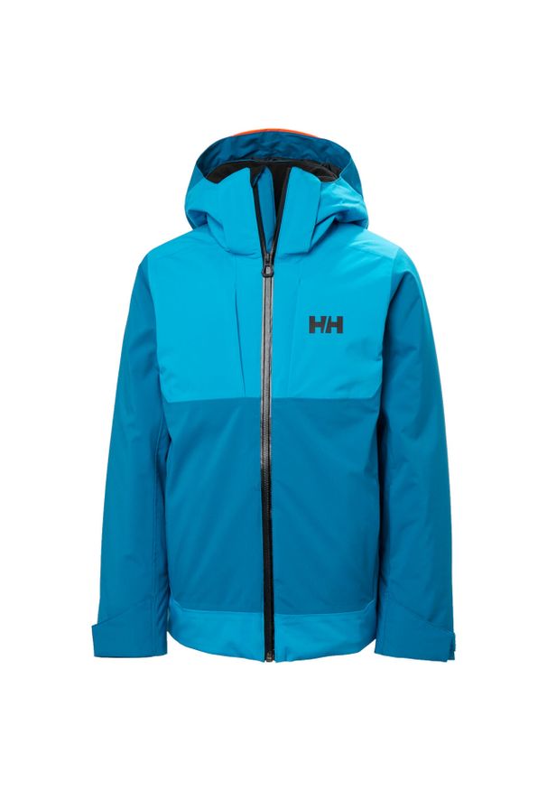 Dziecięca kurtka narciarska Helly Hansen Alpha. Kolor: niebieski. Sezon: zima. Sport: narciarstwo