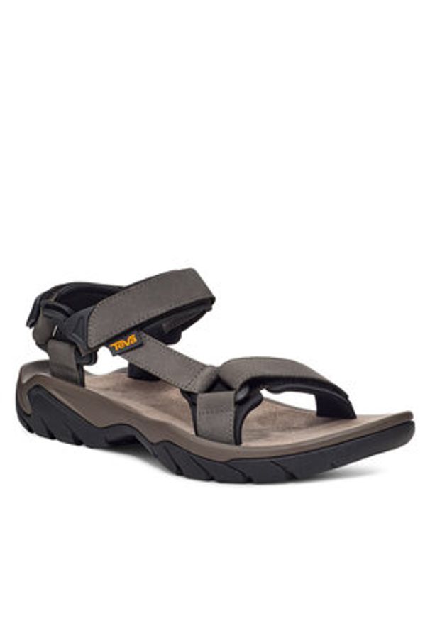Teva Sandały Terra Fi 5 Universal Leather 1099442 Szary. Kolor: szary. Materiał: skóra, nubuk