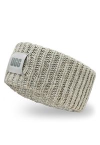 Opaska materiałowa Ugg. Kolor: szary. Materiał: materiał #1