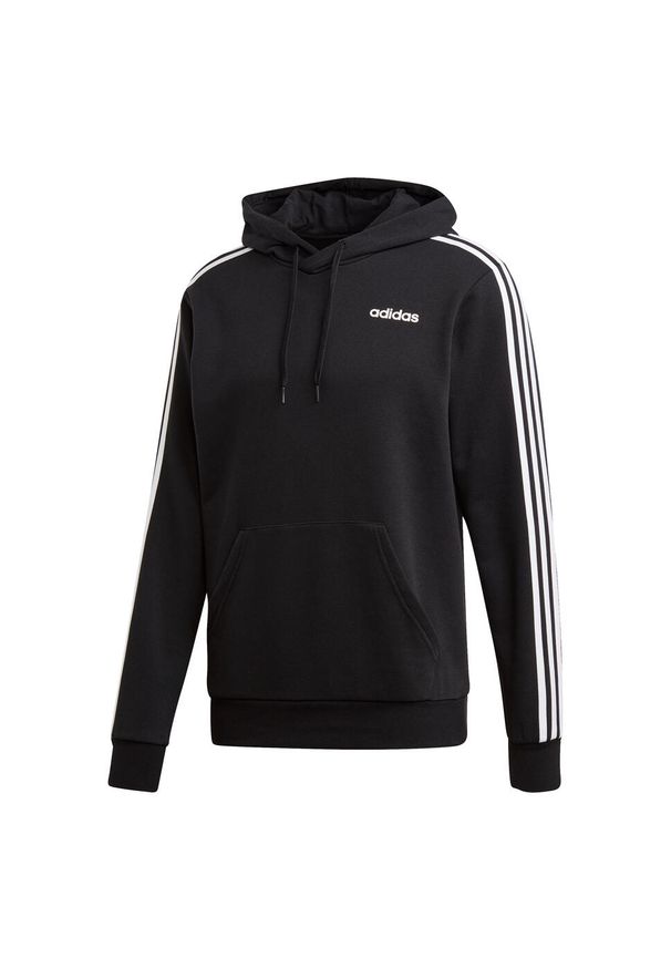 Adidas - Bluza Essentials 3 Stripes PO FZ French Terry. Kolor: czarny, biały, wielokolorowy