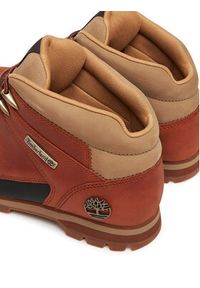 Timberland Trapery Euro Sprint Mid Lace TB0A2K84EJD1 Brązowy. Kolor: brązowy. Materiał: nubuk, skóra #4