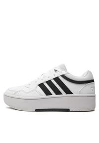 Adidas - adidas Sneakersy Hoops 3.0 Bold IG6115 Biały. Kolor: biały. Materiał: skóra #6