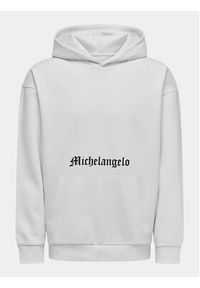 Only & Sons Bluza Apoh 22028208 Biały Relaxed Fit. Kolor: biały. Materiał: syntetyk, bawełna #5