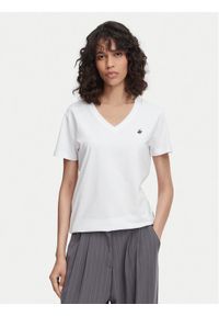Beverly Hills Polo Club T-Shirt P-SS26W-TS516518 Biały Regular Fit. Typ kołnierza: polo. Kolor: biały. Materiał: bawełna #1