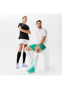 KIPSTA - Spodenki piłkarskie Kipsta Viralto Club. Kolor: zielony. Materiał: poliester, poliamid, materiał, elastan. Sport: piłka nożna