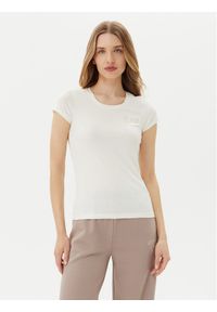EA7 Emporio Armani T-Shirt 8NTT65 TJDQZ U0005 Biały Regular Fit. Kolor: biały. Materiał: bawełna