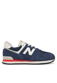 New Balance Sneakersy GC574VPN Niebieski. Kolor: niebieski. Materiał: zamsz, skóra. Model: New Balance 574