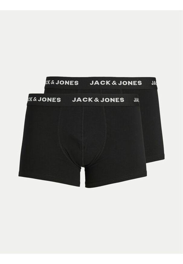 Jack & Jones - Jack&Jones Komplet 2 par bokserek Jon 12138235 Czarny. Kolor: czarny. Materiał: bawełna