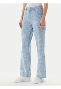 Mustang Jeansy Madison 1016002 Błękitny Wide Fit. Kolor: niebieski