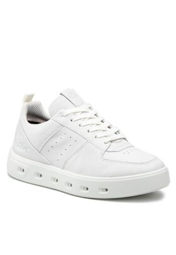 ecco - ECCO Sneakersy Street 720 W GORE-TEX 20971301007 Biały. Kolor: biały. Materiał: skóra. Technologia: Gore-Tex