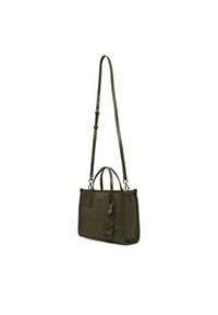 TOMMY HILFIGER - Tommy Hilfiger Torebka City Small Tote Melton AW0AW17852 Khaki. Kolor: brązowy #5