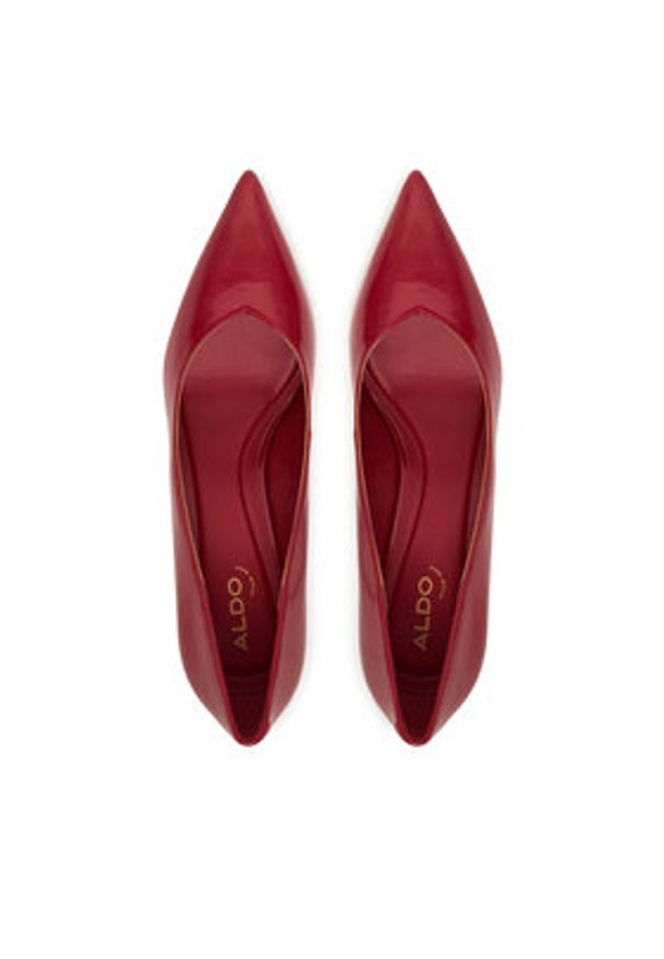 Aldo Szpilki Ellena 14295984 Czerwony. Kolor: czerwony. Materiał: skóra. Obcas: na szpilce