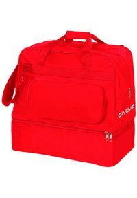Givova Revolution Big - Torba sportowa z przegrodą na buty. Kolor: czerwony. Sport: fitness
