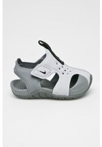 Nike Kids - Sandały dziecięce Sunray Protect. Nosek buta: okrągły. Zapięcie: rzepy. Kolor: szary. Materiał: syntetyk, materiał, guma #1