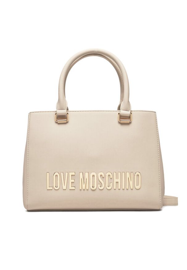 Love Moschino - LOVE MOSCHINO Torebka JC4022PP1LKD0110 Écru. Materiał: skórzane