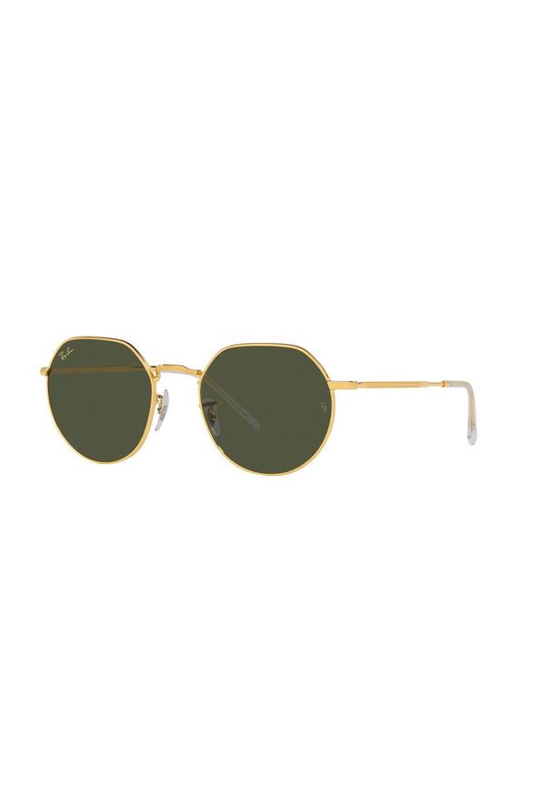 Ray-Ban - Okulary przeciwsłoneczne Jack. Kształt: okrągłe. Kolor: złoty