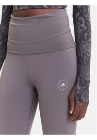 Adidas by Stella McCartney - adidas by Stella McCartney Legginsy True Strength JX4321 Szary Slim Fit. Kolor: szary. Materiał: syntetyk #3