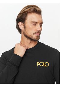 Polo Ralph Lauren Longsleeve 710920208001 Czarny Regular Fit. Typ kołnierza: polo. Kolor: czarny. Materiał: bawełna. Długość rękawa: długi rękaw #6