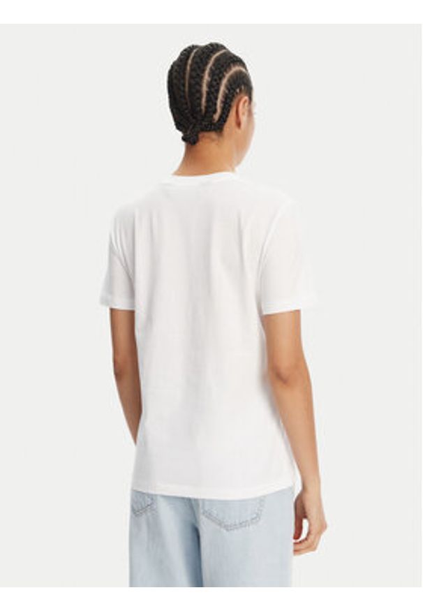 Just Cavalli T-Shirt 78PAHE13 Biały Regular Fit. Kolor: biały. Materiał: bawełna