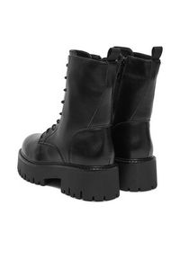 DeeZee Trzewiki CEO-HY9876-1 Czarny. Kolor: czarny. Materiał: skóra, materiał #3