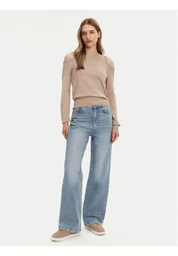only - ONLY Sweter Gila 15339512 Beżowy Regular Fit. Kolor: beżowy. Materiał: syntetyk #3