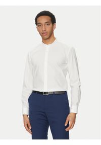 BOSS Koszula H-HANK-S-STAN-C3-252 50539176 Biały Slim Fit. Kolor: biały. Materiał: bawełna