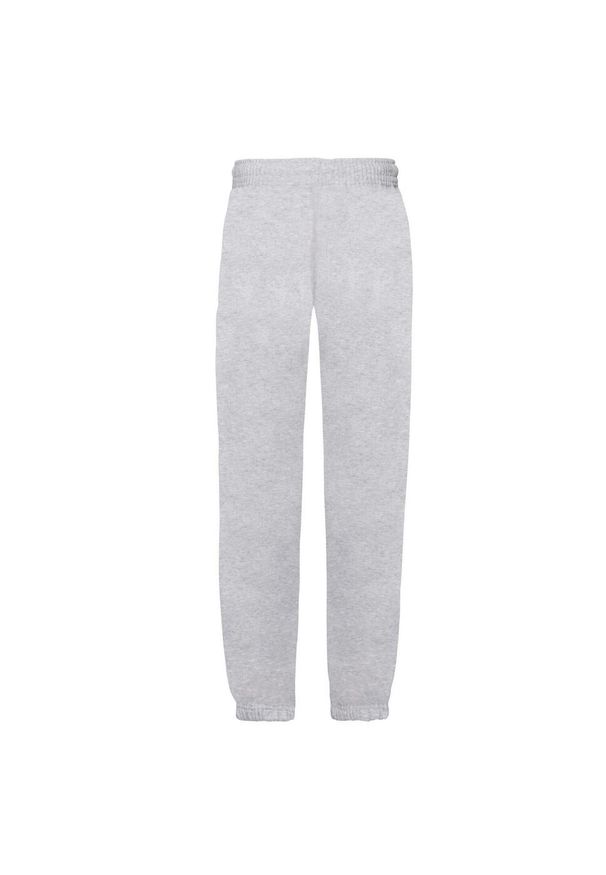 FRUIT OF THE LOOM - Spodnie Do Biegania Dla Dzieci/dzieci Premium Heather Z Elastycznymi Mankietami. Kolor: szary. Sezon: lato. Sport: turystyka piesza