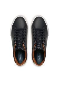 Pepe Jeans Tenisówki Kenton Court PMS30839 Granatowy. Kolor: niebieski. Materiał: skóra #5